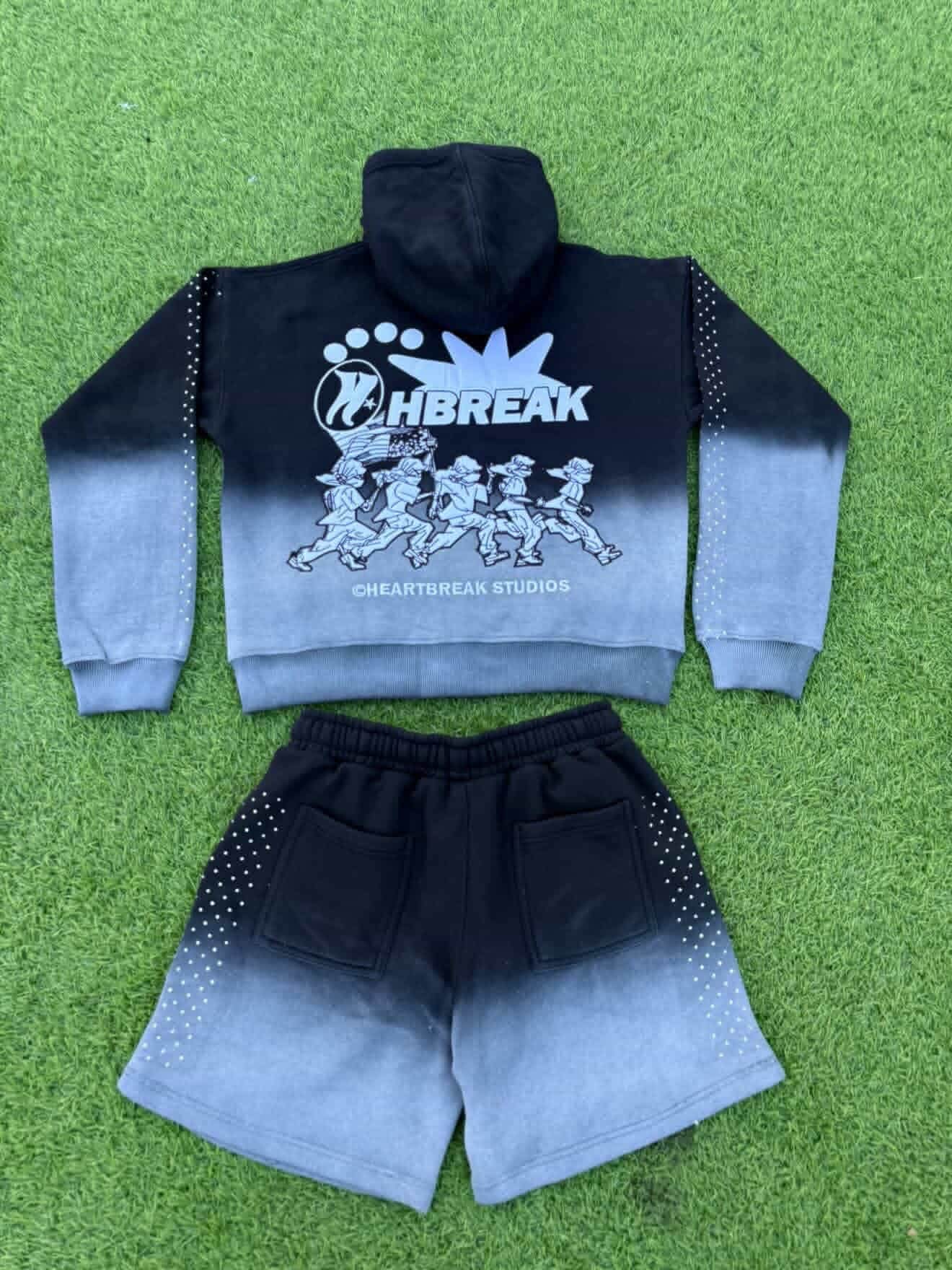 Custom Gradient Co-ord Set- 2