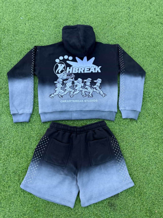 Custom Gradient Co-ord Set- 2