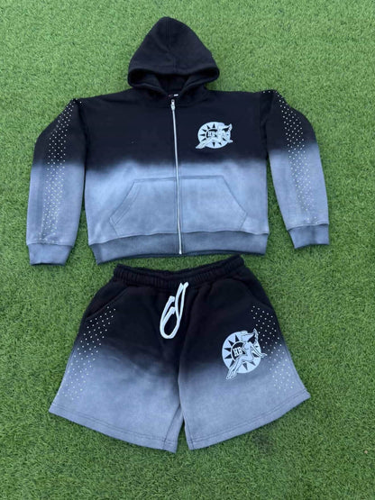 Custom Gradient Co-ord Set- 2