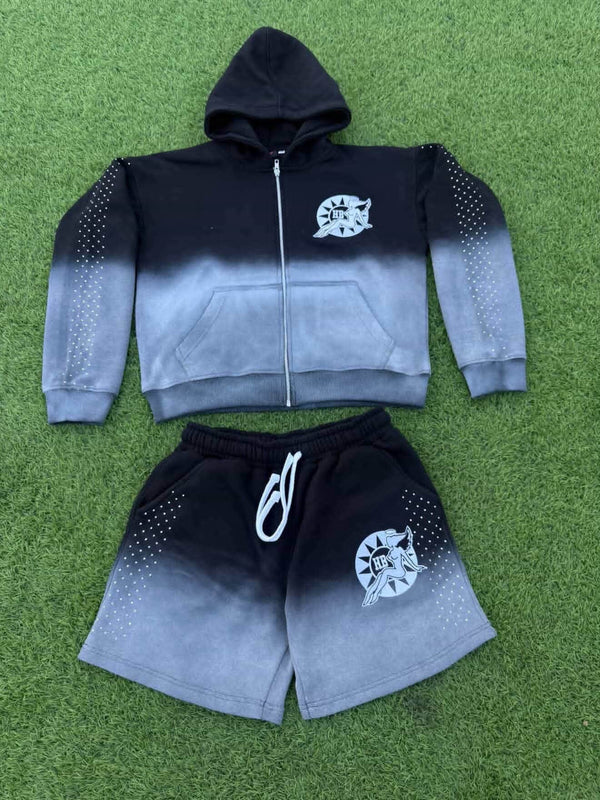 Custom Gradient Co-ord Set- 2